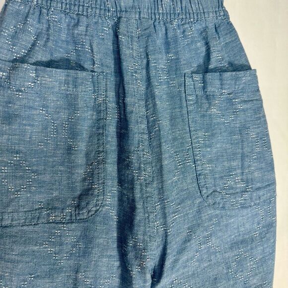 Patagonia Island Hemp Beach Blue Joggers Drawstring Lounge Baggy Pants Size S - Picture 10 of 15